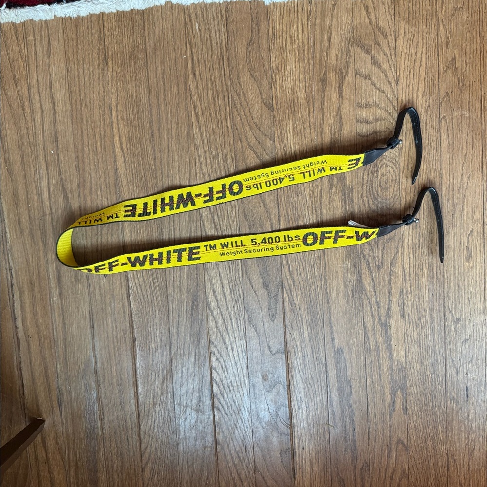 Off-White Yellow and Black strap